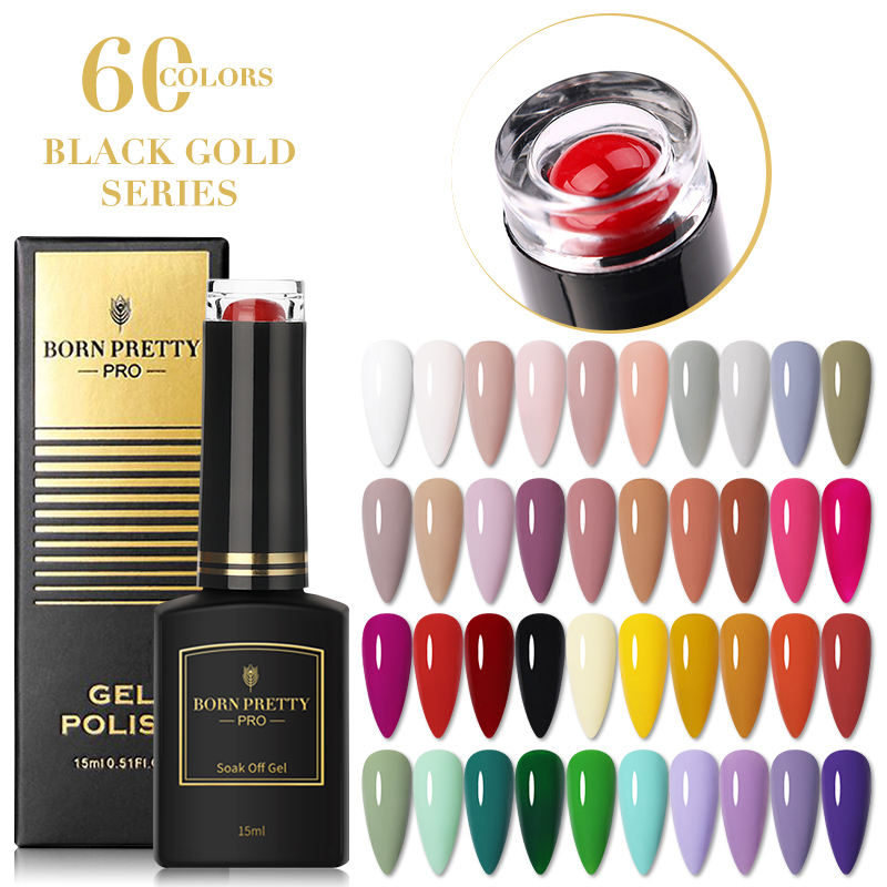 Born Pretty Fast Shipping Hot Sale 15ml Enamel Nail Polish Uv Gel Colors Gel Polish For Wholesale 