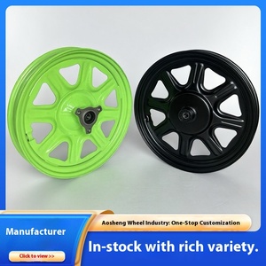 Cubo de rueda delantera de vehículo eléctrico de nueva condición 16-2,5/2,75 freno de disco 40/58 disco 6201 apertura cubo de rueda delantera de hierro motocicletas - Product Image 3