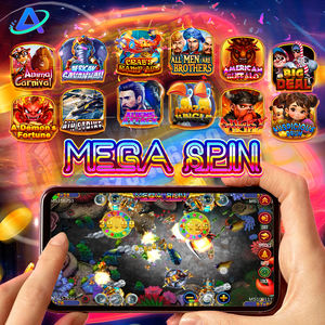 Megaspin Jeu de pêche en ligne Crab King Machine d'arcade Logiciel de jeu de pêche Métal Anglais WiFi - Product Image 1
