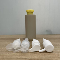 Envase de Plástico HDPE Impreso con Serigrafía para Cuidado de la Piel, Tónico Facial, Forma Cilíndrica, Tapa de Rosca, Botella de Leche, OEM CHEICO PEA