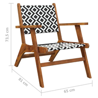 Chaise en bois d'acacia de style de jardin durable table basse ensemble extérieur patio top vente pour appartement hôtel utilisation à motifs design salle à manger