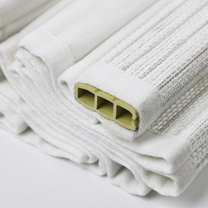 Persiana Romana de Riel Superior de Lino Natural, Persiana Inalámbrica Romana para Ventana de Hotel y Hogar - Product Image 6