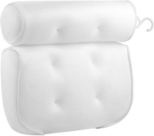 Bath Pillow 4D with 7 Non Slip Suction Cups neck and back massage