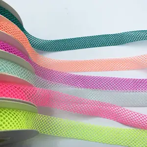 Mode Netz Mesh Gummiband Spitze Gummiband Dekoration Trim Nähen elastischen Gurtband