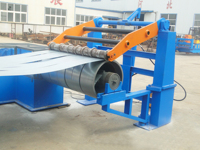 Profilé en acier de haute qualité refendage coupe à longueur ligne rouleau formant la machine RFM marque PLC pompe 1 an de garantie nouvel état