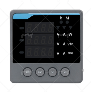 Medidor de Energía Digital Trifásico Multifunción MT-PD666, Programable, Montaje en Panel, CA 5A, Grado 0.5/C/2, Modbus RTU, Pantalla LCD - Product Image 6