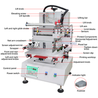 Machine d'impression sérigraphique semi-automatique de bureau facile à utiliser, 25*35cm, pour l'impression sur papier, plastique, verre et circuits imprimés
