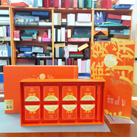 Boîte à bougies de luxe vide avec logo personnalisé, en papier couché, ensemble de 2 pièces, gaufrage à chaud or, finition UV, emballage cadeau