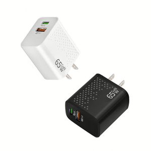 Dual Port <b>USB</b> PD Wall Charger Multi 65W Protocol Fast Charging Travel Block QC4.0 PD35W Power <b>Adapter</b> for Phone 15 16 - Product Image 2