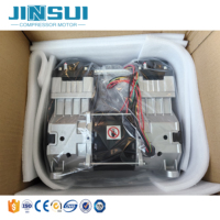 Compresseur d'air silencieux sans huile 220V 1.8KW Moteur à haut débit d'air Compresseur d'air à piston à double cylindre