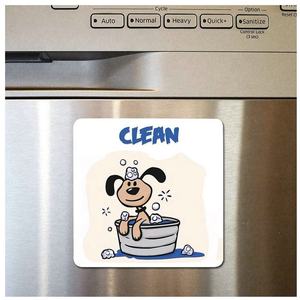 맞춤형 양면 세척 가능/미세척 가능 식기세척기 냉장고 자석, 양면 사용 가능한 플립 사인 - Product Image 3