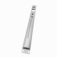 Profilé en aluminium extrudé sur mesure pour boîtier de haut-parleur audio, coque en aluminium pour amplificateur de puissance, usinage CNC et finition par pulvérisation