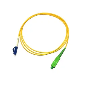 Cable de conexión de fibra óptica monomodo G652D LC de 3 m, 2,0mm, LC, APC, equipo de fibra óptica, cable de conexión de fibra óptica de arranque corto