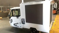 Tricycle avec panneau LED 2,5 mm, 3 mm, 4 mm, écran 3 faces, générateur et prise d'alimentation