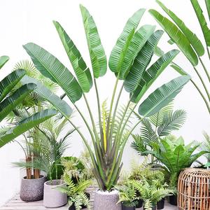 Arbres artificiels, verdure, plantes artificielles vertes économiques, hautes plantes décoratives, clôture en aluminium, bonsaïs artificiels - Product Image 5