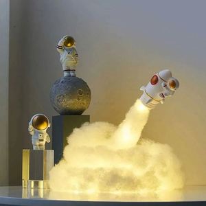 DIY <b>Space</b> Astronaut Rocket <b>Light</b> Creativity Cloud Cluster Sky Desktop Atmosphere Night <b>Light</b> for Creative Crafts Kids Gift - Product Image 6