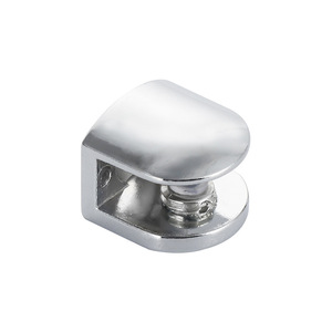 Glass Clamp Wall Mounted Adjustable Zinc Alloy Glass Shelf Clip Clamp Bracket for 6MM Glass Shelf Very Cheap New Trend - Product Image 5