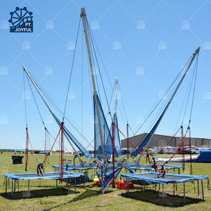Puenting al aire libre para niños y adultos Bungee Jumping 4 en 1 Juegos de trampolín inflables Bungee - Product Image 6