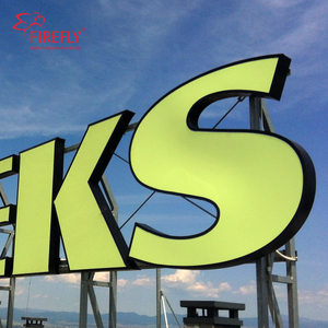 Nhà máy tùy chỉnh Ngoài Trời Chống gỉ kích thước lớn thép không gỉ <span class=keywords><strong>3D</strong></span> chữ Xây Dựng Thương mại mặt đất thường vụ signage - Product Image 4