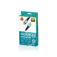 Câble HDMI haute vitesse 8K HDMI 2.1 28AWG 19+1 OD8.0 tressé en nylon 48 Gbps EARC pour TV PS5 Xbox Moniteur - Vente Flash