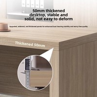 Escritorio Ejecutivo Boss Table, Diseño Moderno y Sencillo, Muebles de Oficina Comerciales Personalizables con Combinación de Silla