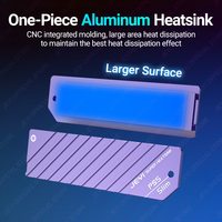 OEM penutup pendingin 2-in-1 untuk PlayStation 5 ramping NVMe Slot ekspansi pendingin tahan debu M2 SSD Heatsink kompatibel PS5 Slim SSD