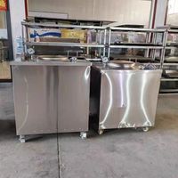 Four à gaz commercial en acier inoxydable, le plus vendu, pour restaurants, hôtels et boulangeries, idéal pour la cuisson du pain et des produits à base de farine.