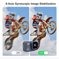Nouvelle caméra étanche 5K avec stabilisateur d'image 6 axes, objectif grand angle 170°, écran HD 2,0 pouces, prises de vue verticales, filtre, caméra d'action pour la plongée