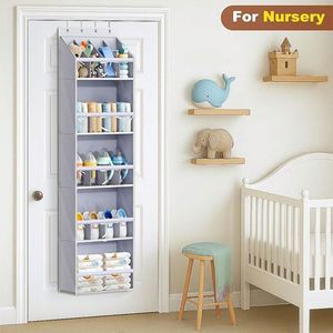 Over the Door Shoe Organizer for Closet <b>Large</b> Clear Pockets Hanging Shoe for Door Hanger Boot Holder Storage - Product Image 6