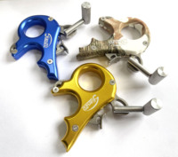 Déclencheur de tir à l'arc en acier inoxydable à 3 doigts pour arc composé, accessoires de chasse