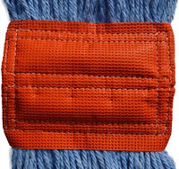 Recharge de tête de balai serpillère à boucles pour sols humides, en coton, robuste, usage industriel et commercial, fil américain, pour nettoyage de sols