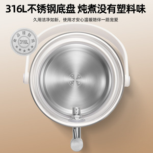 316 Stainless Steel Glass <b>Tea</b> Pot 3L With <b>Tea</b> <b>Infuser</b> Constant Temperature Kettle For Flower <b>Tea</b> Household Use - Product Image 5