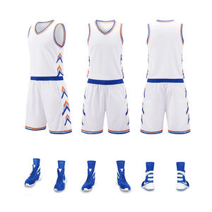 Uniforme de basket-ball d'entraînement de haute qualité à séchage rapide, costume unisexe, 100% polyester, sans manches, toutes saisons - Product Image 4