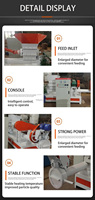 Extrudeuse maître de remplissage de ligne de production de granulation de recyclage de plastique 500 KG/H