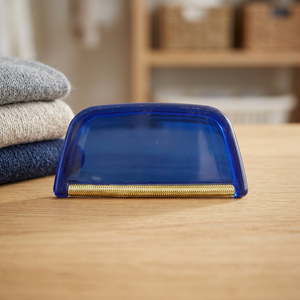 AA0172 Peine para Quitar Pelusas de la Ropa | Removedor de Pelusas de Plástico Azul, Peine Manual Portátil para el Cuidado de la Ropa de Lana, Diseño Simple - Product Image 3