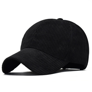 Bahar Yeni Binicilik Şapkası Beyzbol Şapkası Kore Tarzı Etnik Kavisli 6 Panel Tek Renkli Kalın Kadife Öğrenci Güneş Şapkası - Product Image 1