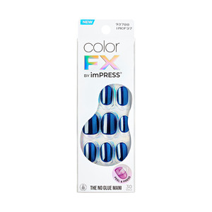 ประทับใจสี FX (เชื่อมต่อใหม่) สติกเกอร์ติดเล็บแบบมีกาวในตัว30ชิ้นน่ารักสไตล์ซาลอนเล็บสี่เหลี่ยมกาวเอบีเอสรูปแบบการออกแบบเล็บปลอม - Product Image 1