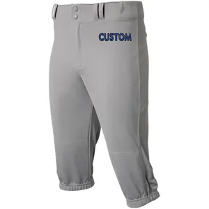 पुरुष बेसबॉल पैंट प्लस आकार बेसबॉल पैंट सॉफ्टबॉल पैंट थोक 100% पॉलिएस्टर OEM कस्टम आकार