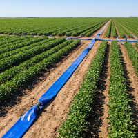Tuyau plat en PVC haute pression 2 3 4 6 8 pouces, tuyau flexible de refoulement d'eau pour l'irrigation agricole
