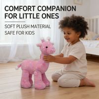 Peluche Alpaga Arc-en-ciel 30 cm, Mignonne Poupée Alpaga Rose Grande Taille, Coussin Décoratif, Cadeau de Saint-Valentin pour Adultes, Filles et Enfants