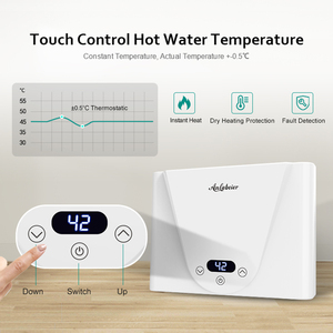 Calentador de Agua para Baño, Económico, 5500W, con Protección ELCB, Pantalla LED, para Instalar Debajo del Lavabo, Modelo Popular - Product Image 6