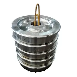 אחד flange גלגלים מעקה גלגל גלגל פלדה מזויפים גלגל פלדה