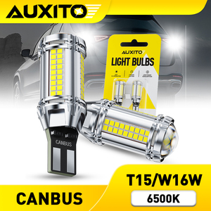 หลอดไฟ LED AUXITO Real Power T15 Super Bright 912 921 สำหรับไฟถอยหลัง รองรับ Canbus ไม่มีข้อผิดพลาด ไม่มีไฟกระพริบ 6500K - Product Image 1