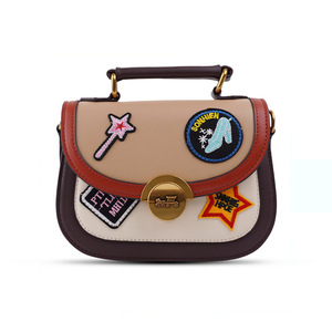 <span class=keywords><strong>Sac</strong></span> à main de luxe de créateur avec monogramme pour femme, tendance, patchwork, appliqué, sacoche vintage, <span class=keywords><strong>sac</strong></span> à bandoulière à poignée supérieure - Product Image 4
