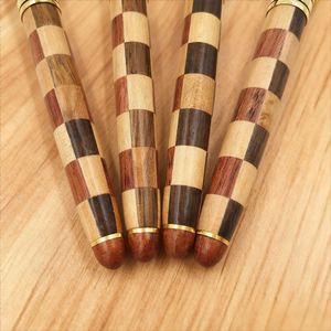 Handcrafted Luxury Wooden Fountain <b>Pen</b> with logo Rosewood Calligraphy <b>Pen</b> Writing Diameter 0.5mm As Gifts for Corporate Events - Product Image 5