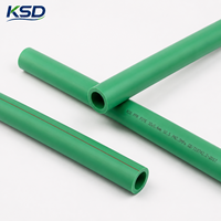 Tuyau PPR en polypropylène haute densité durable, résistant à la pression 2,0 MPa 2,5 MPa, en stock usine, pour la construction de pipelines