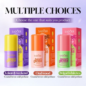 Profumo Solido Coastal Breeze, Lunga Durata, Formato Portatile, Senza Alcool, Fragranza Floreale e Oud, Balsamo Profumato Delicato per il Corpo - Product Image 3