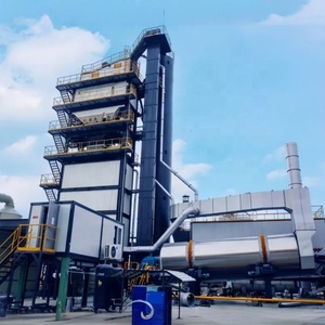 Planta mezcladora de betún asfáltico de alta eficiencia 160 T/H para construcción de carreteras con motor y bomba de componentes principales - Product Image 4