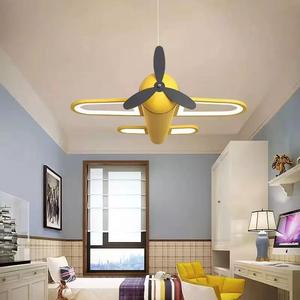 Lustre Led moderne, éclairage d'avion bleu jaune, lampe pour <span class=keywords><strong>chambre</strong></span> d'enfant, bébé garçon, éclairage de maison - Product Image 5