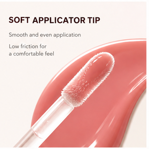Gloss à lèvres bio longue tenue pour usage quotidien, effet repulpant, tube rayé avec logo personnalisé, gloss à lèvres personnalisé - Product Image 3